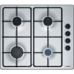 Bosch PBP6B5B80 58cm Gas Hob - Stainless Steel