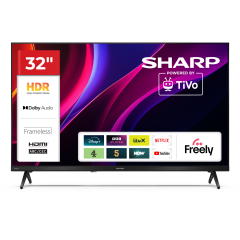 Sharp 1T-C24HE2245KB HDR TV in Black