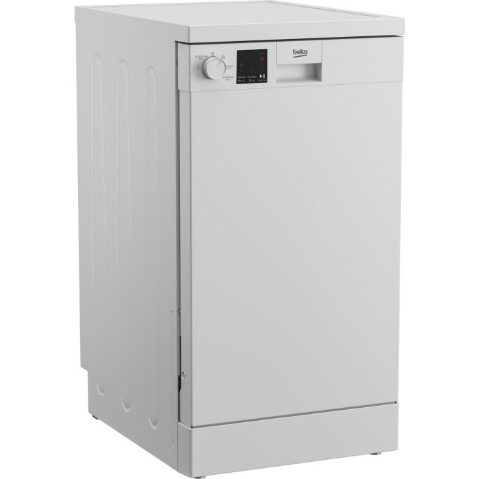 Beko slimline dishwasher white online